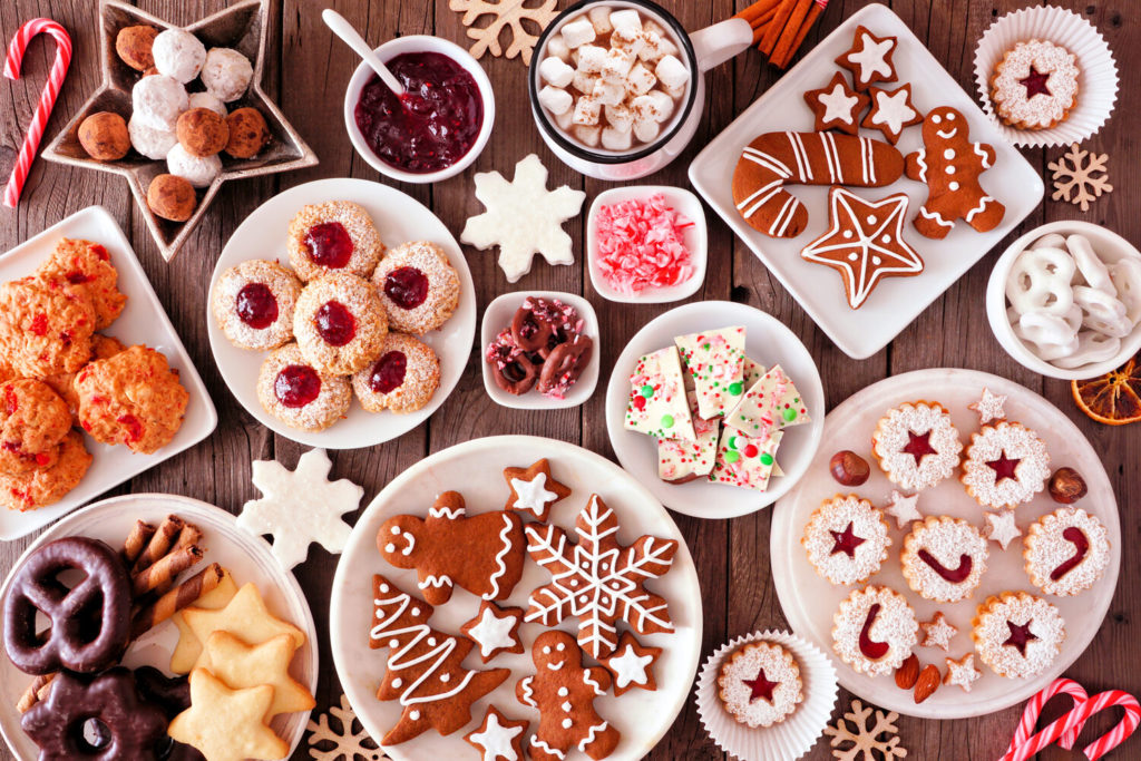 an assortment of sweet holiday foods in Sparks